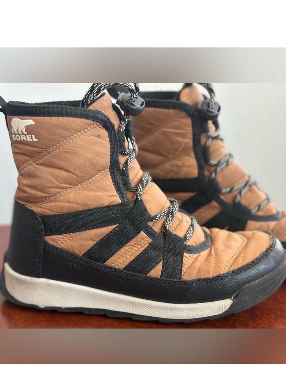 Sorel Whitney II Kids Waterproof Insulated Snow Boots – Size 1